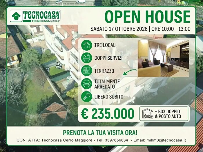 Appartamento trilocale in vendita in Via F Turati, Cerro Maggiore