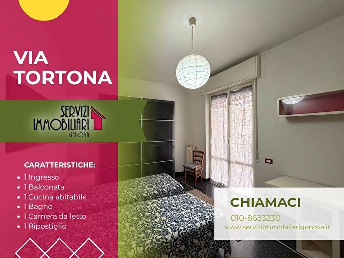 Appartamento bilocale in affitto in Via Tortona, Staglieno, Genova