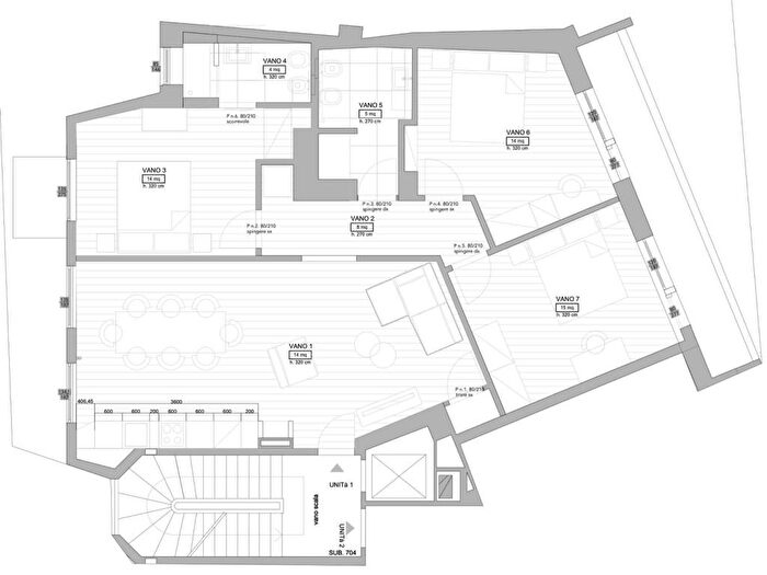 Appartamento con 5 locali in affitto in Via Edmondo De Amicis, Corso Genova, Milano