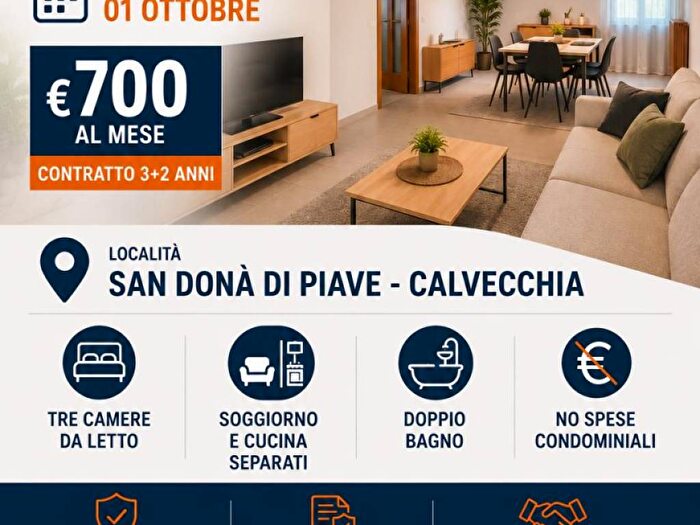 Appartamento quadrilocale in affitto in via Istria, Calvecchia San Donato, San Donà di Piave