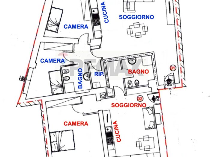 Casa con 5 locali in vendita in Corso della Vittoria, Caronno Pertusella