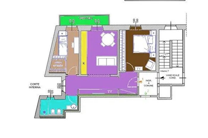 Appartamento trilocale in vendita in Via degli Artisti Firenze, Firenze