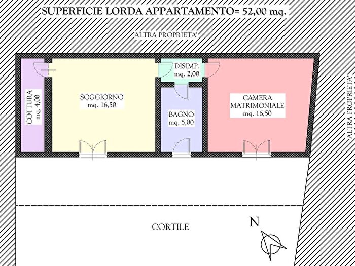 Appartamento bilocale in affitto in Via Folcero, Centro, Caravaggio