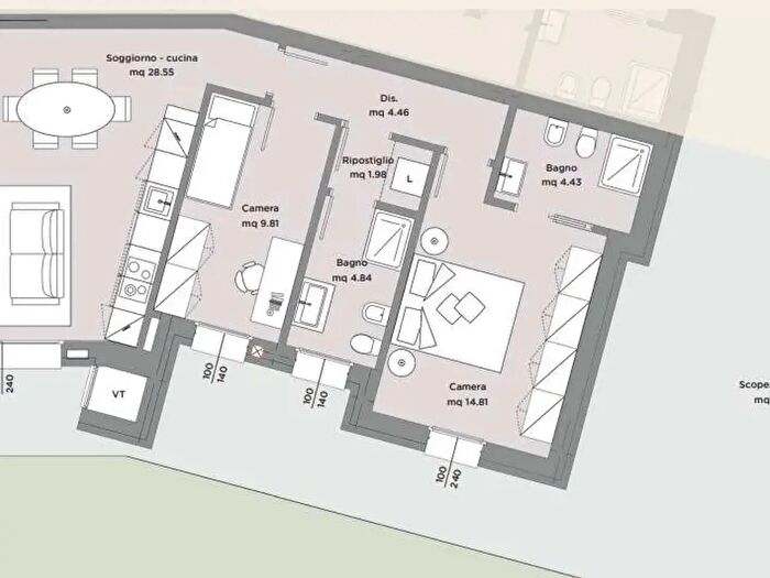 Appartamento trilocale in vendita in Via G Impastato Castelmaggiore, Castel Maggiore