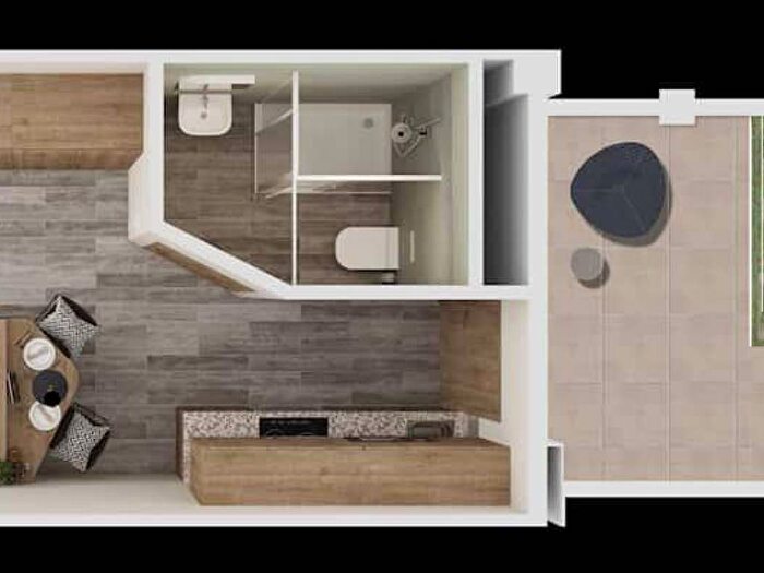 Appartamento monolocale in affitto in Via Frigia, Precotto, Milano