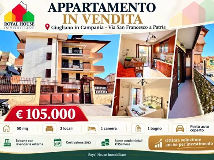 Appartamento bilocale in vendita in Via San Francesco a Patria a, Giugliano In Campania