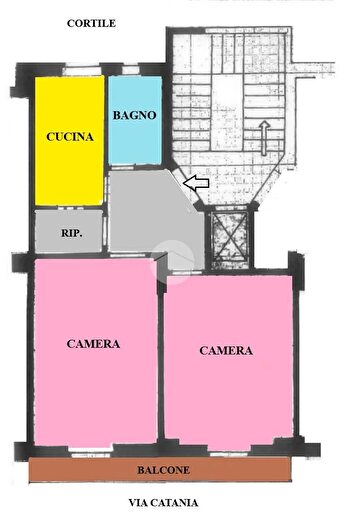 Appartamento monolocale in vendita in Roma