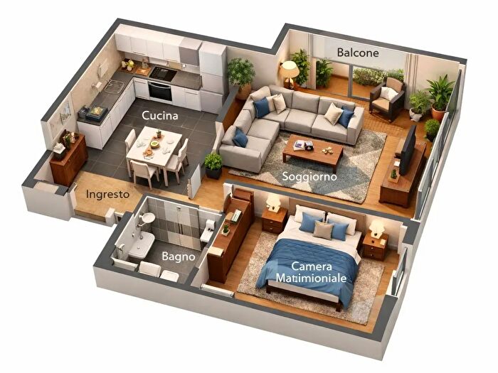 Appartamento trilocale in affitto in Via Giovanni Milani, Milano