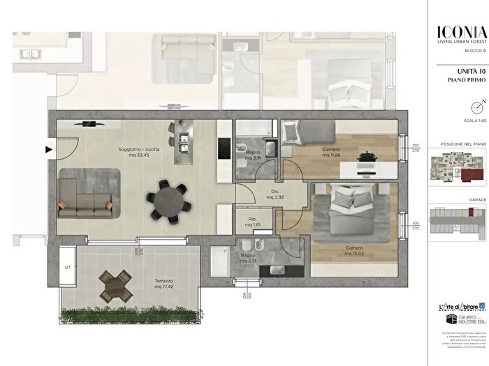 Appartamento trilocale in vendita in Rimini