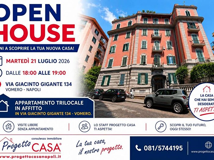 Appartamento trilocale in affitto in Via Giacinto Gigante, Arenella, Napoli
