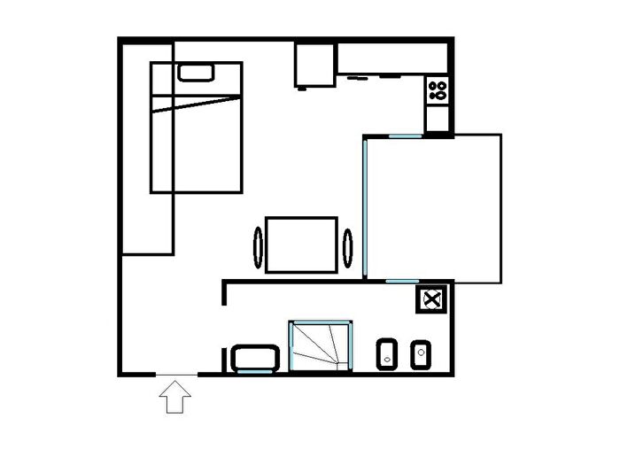 Appartamento monolocale in affitto in Corso Lodi, Lodi Brenta, Milano