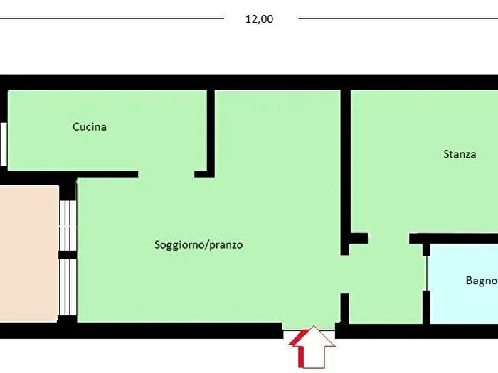 Appartamento bilocale in vendita in Via Mahler Nuda Proprieta, Bolzano