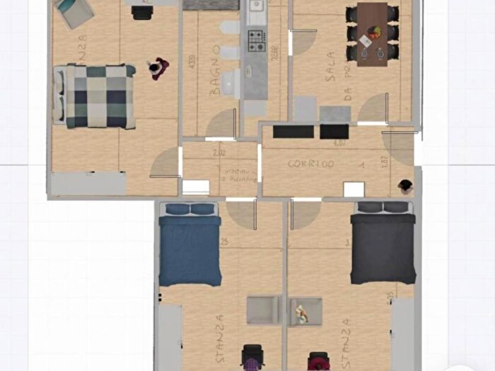 Appartamento quadrilocale in affitto in Via Ermete Zacconi, San Donato, Bologna