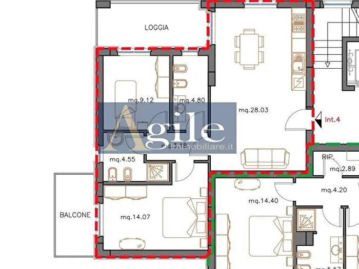 Appartamento trilocale in vendita in Via IV Novembre, SantEgidio Alla Vibrata