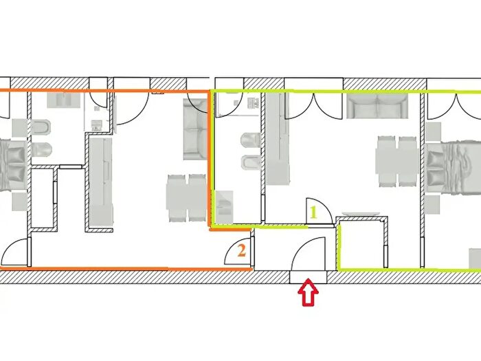 Appartamento bilocale in vendita in Roma