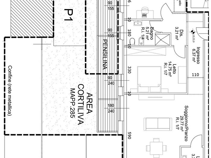 Appartamento quadrilocale in vendita in Reggio Emilia