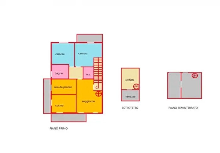 Appartamento con 5 locali in vendita in Via Carlo Carrà, Cecina