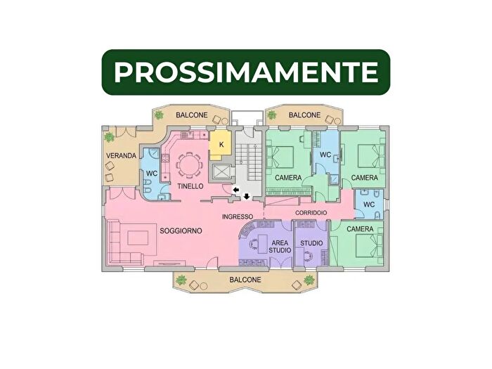 Appartamento con 6 locali in vendita in Cinisello Balsamo