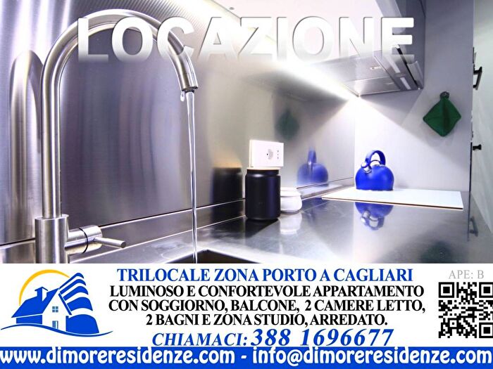 Appartamento trilocale in affitto in Bonaria, Cagliari