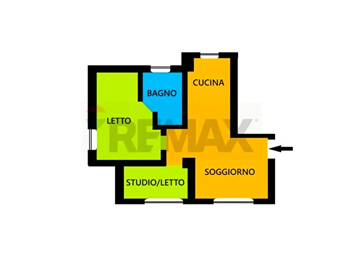 Appartamento bilocale in vendita in Via Cesare Battisti, Vedano Al Lambro