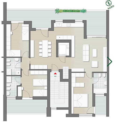Appartamento quadrilocale in vendita in Via Puccini, Bolzano