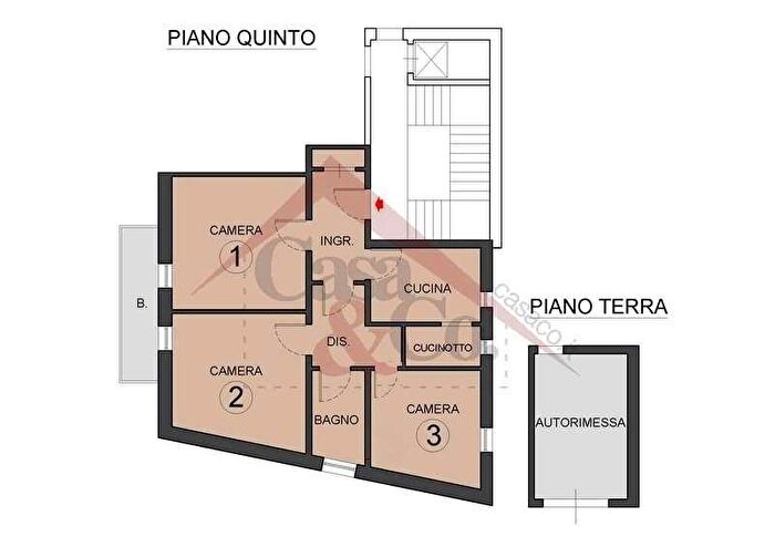 Appartamento monolocale in affitto in Via Fregni, Modena