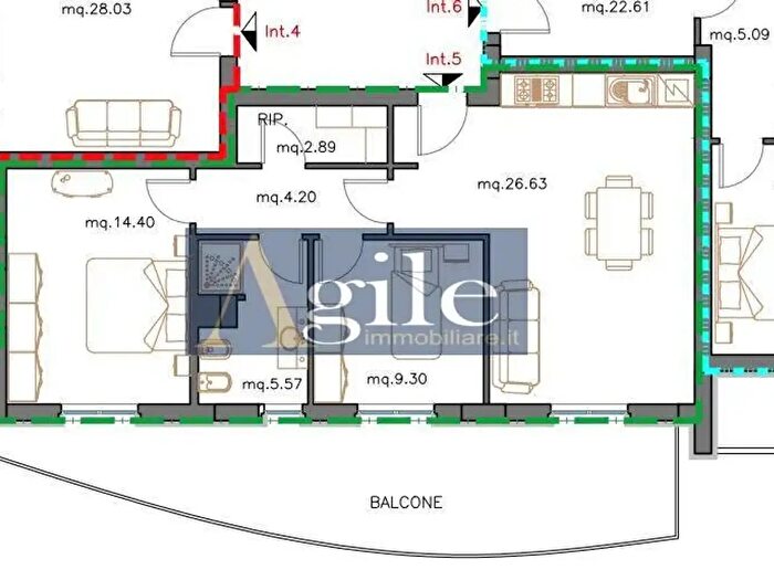 Appartamento trilocale in vendita in Via IV Novembre, SantEgidio Alla Vibrata
