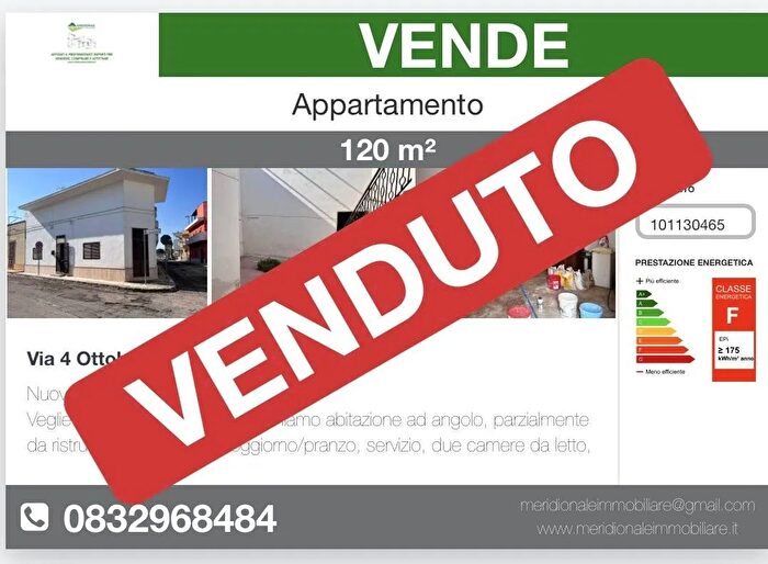 Appartamento con 5 locali in vendita in Via Ottobre Veglie Lecce, Veglie