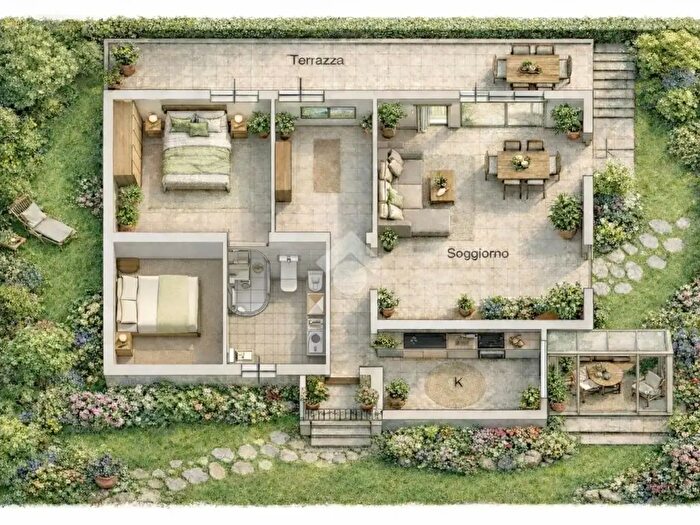 Appartamento quadrilocale in vendita in Via Carpi, Roma