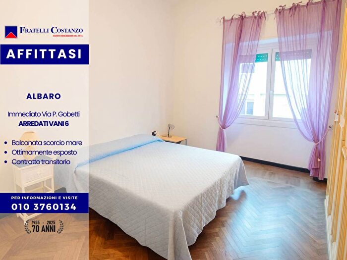 Appartamento trilocale in affitto in Via del Forte di San Giuliano, Albaro, Genova