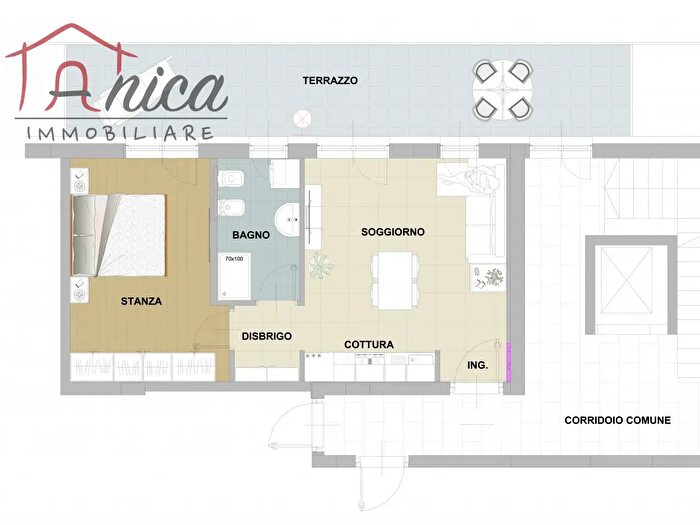 Appartamento bilocale in vendita in Via della Canova, Trento