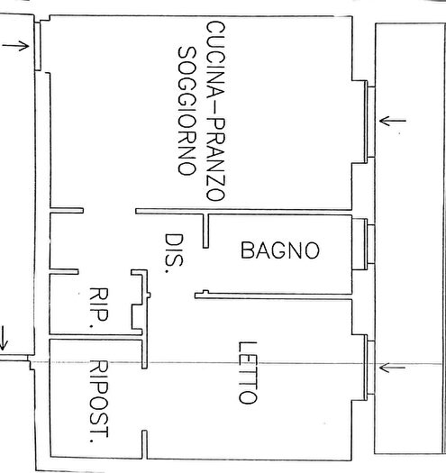 Appartamento bilocale in vendita in La Bruna, Castel Ritaldi
