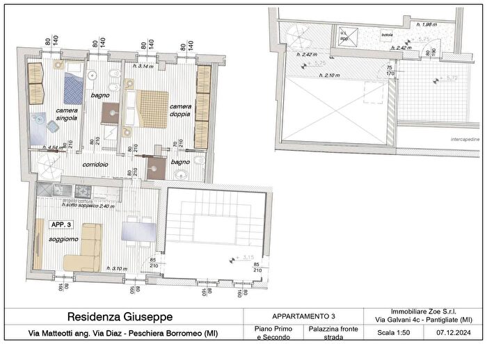 Appartamento quadrilocale in vendita in Via Armando Diaz Peschiera Borromeo, Peschiera Borromeo