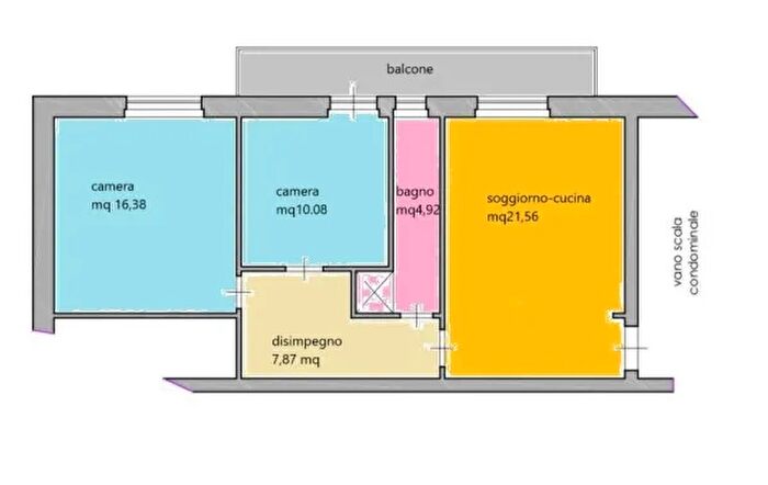 Appartamento trilocale in vendita in Via Benozzo Gozzoli, Cecina