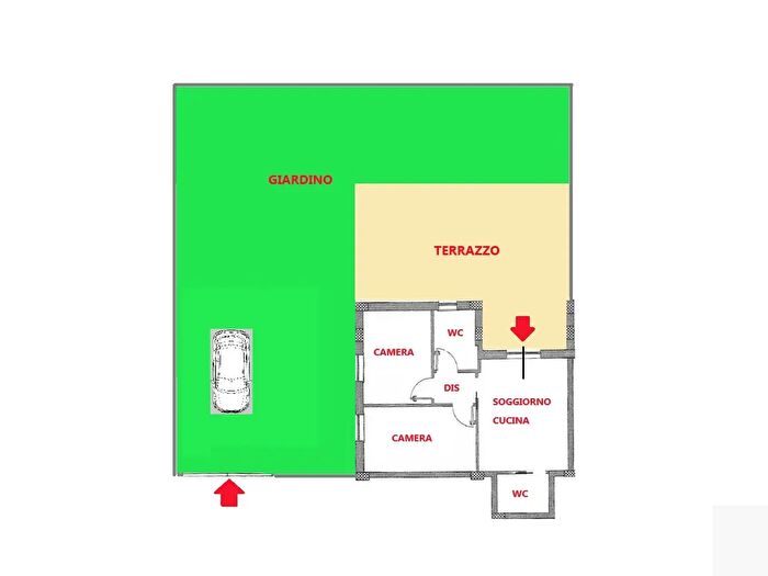 Appartamento trilocale in vendita in Via Raffaello Sanzio Snc, Tortoreto