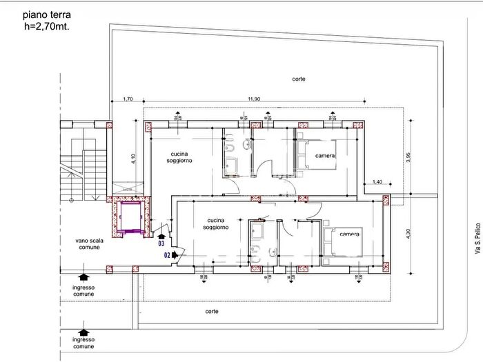 Appartamento bilocale in vendita in Via Silvio Pellico, Civitanova Marche