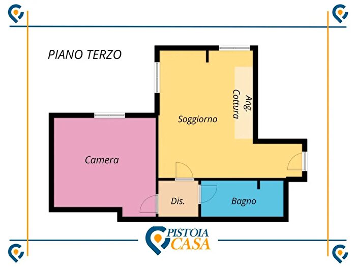 Appartamento bilocale in vendita in Pistoia