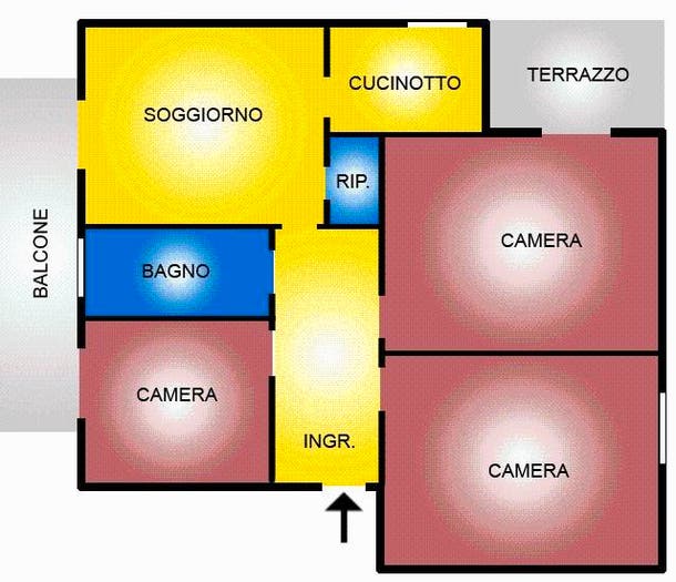 Appartamento quadrilocale in affitto in Via del Lavoro, San Donato, Bologna