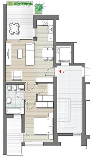 Appartamento bilocale in vendita in Via Puccini, Bolzano