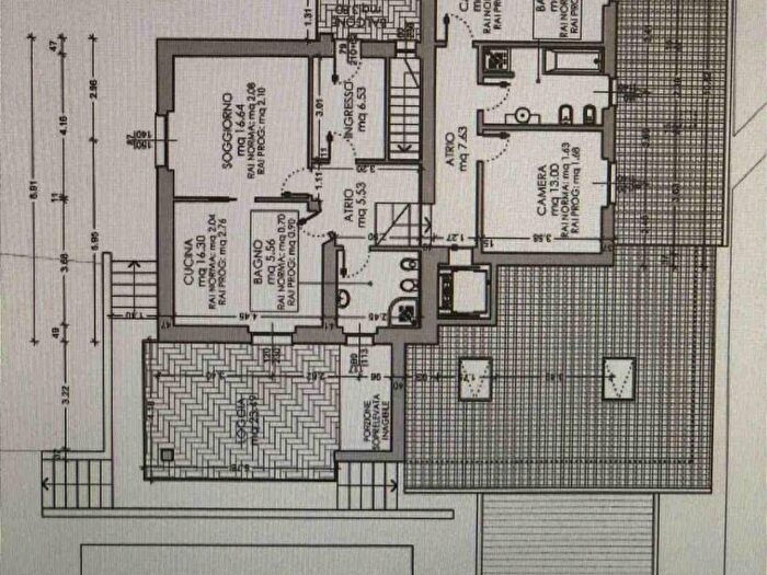 Appartamento trilocale in affitto in Via Monsignor Girolamo Rizzi, Ospitaletto