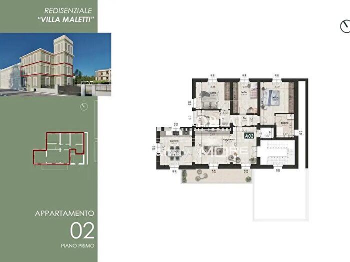 Appartamento con 6 locali in vendita in Via SantAmbrogio, Formigine