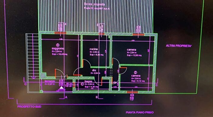 Appartamento trilocale in vendita in Luni