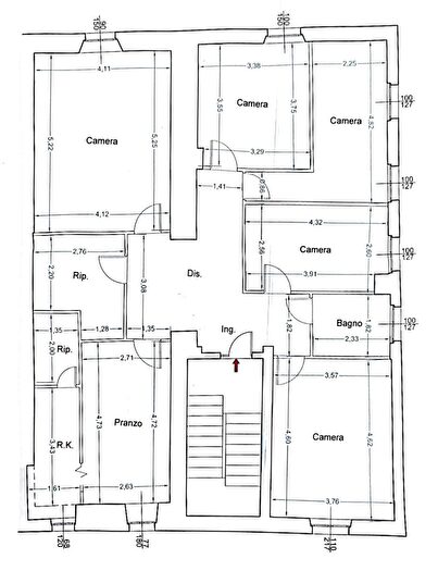 Appartamento con 8 locali in vendita in San Severino Marche