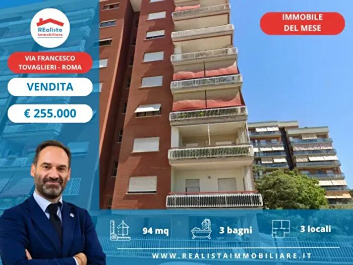 Appartamento trilocale in vendita in Via Francesco Tovaglieri, Roma