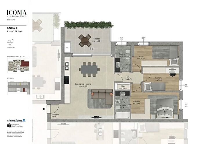 Appartamento quadrilocale in vendita in Rimini