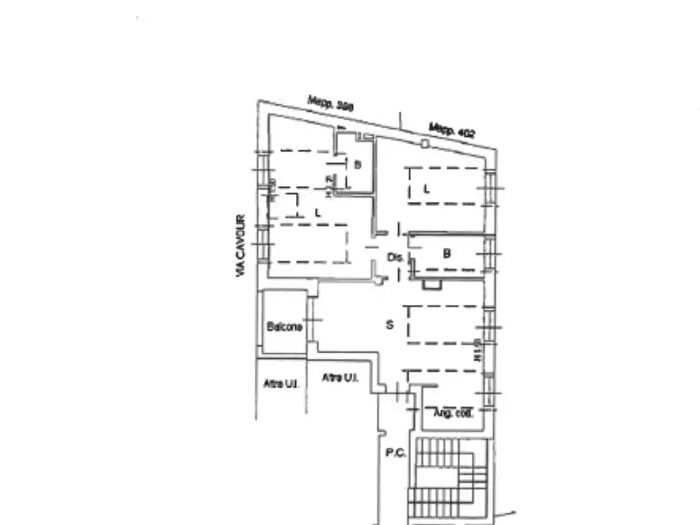 Appartamento trilocale in affitto in Via Cavour, Bollate