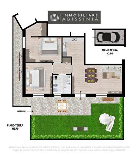 Appartamento trilocale in vendita in Viale Amintore Galli, Riccione