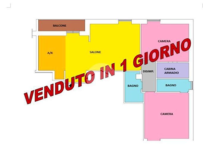 Appartamento monolocale in vendita in Via Gabrio Casati, Roma