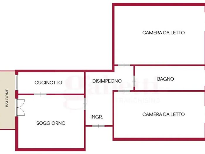 Appartamento trilocale in vendita in Via Frescobaldi, Bologna
