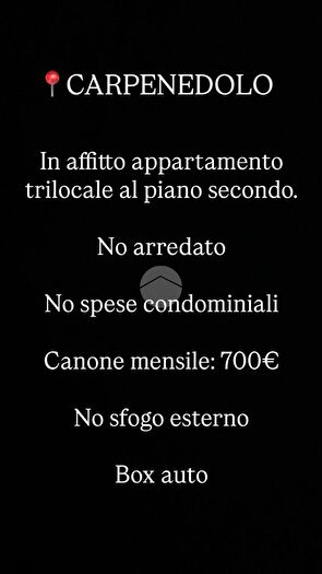 Appartamento bilocale in affitto in Carpenedolo